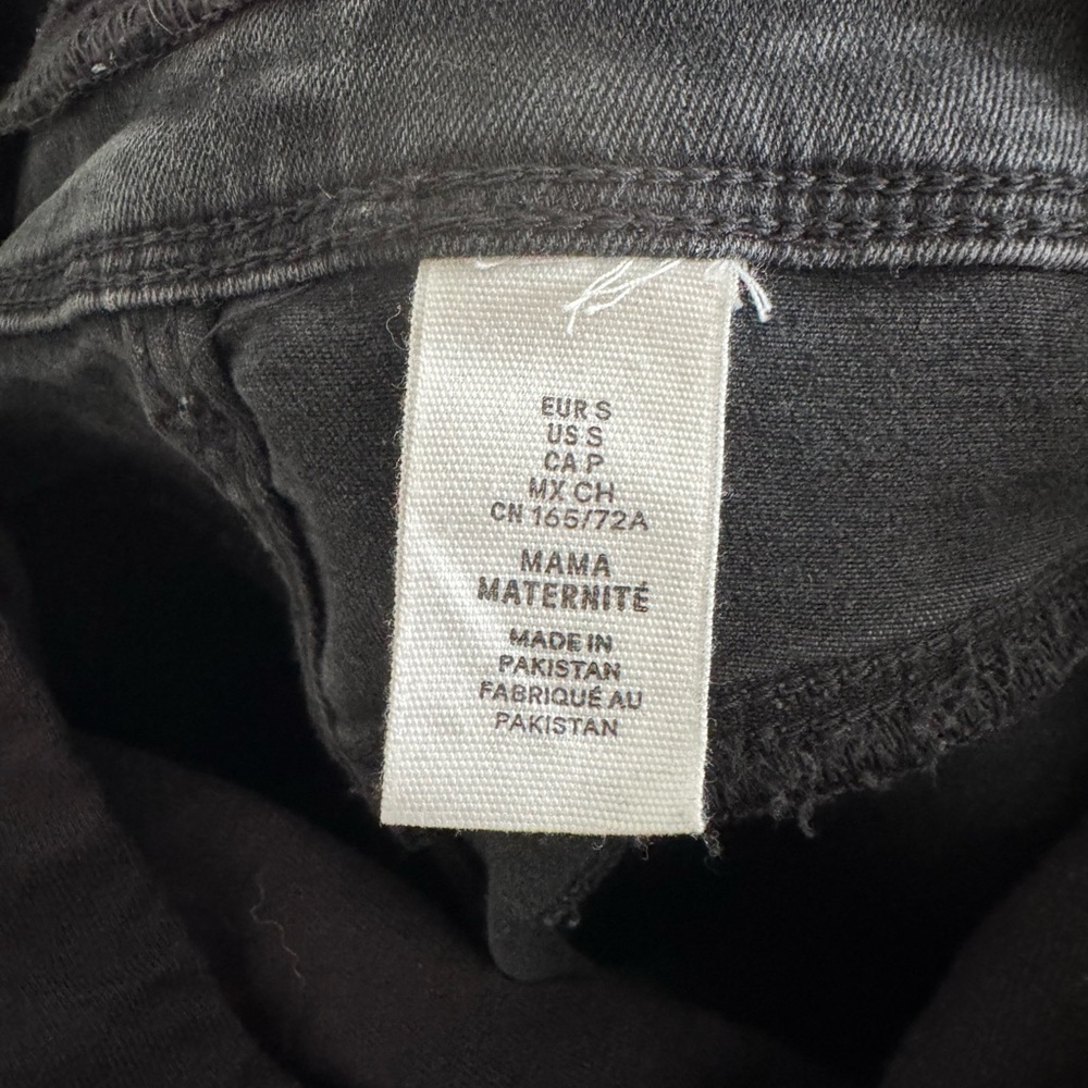 H&M maternity black skinny jeans size small - Picture 4 of 4